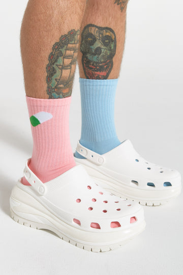 love//drug Not A Pair Socks