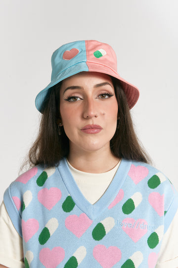 love//drug 2-Tone Bucket Hat