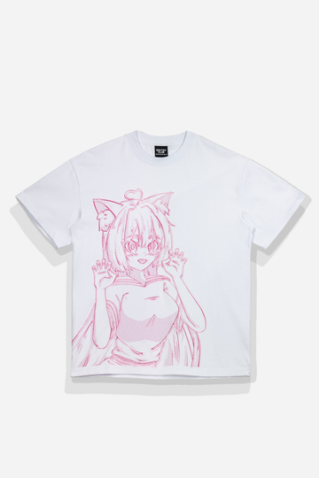 Catgirl Tee - White