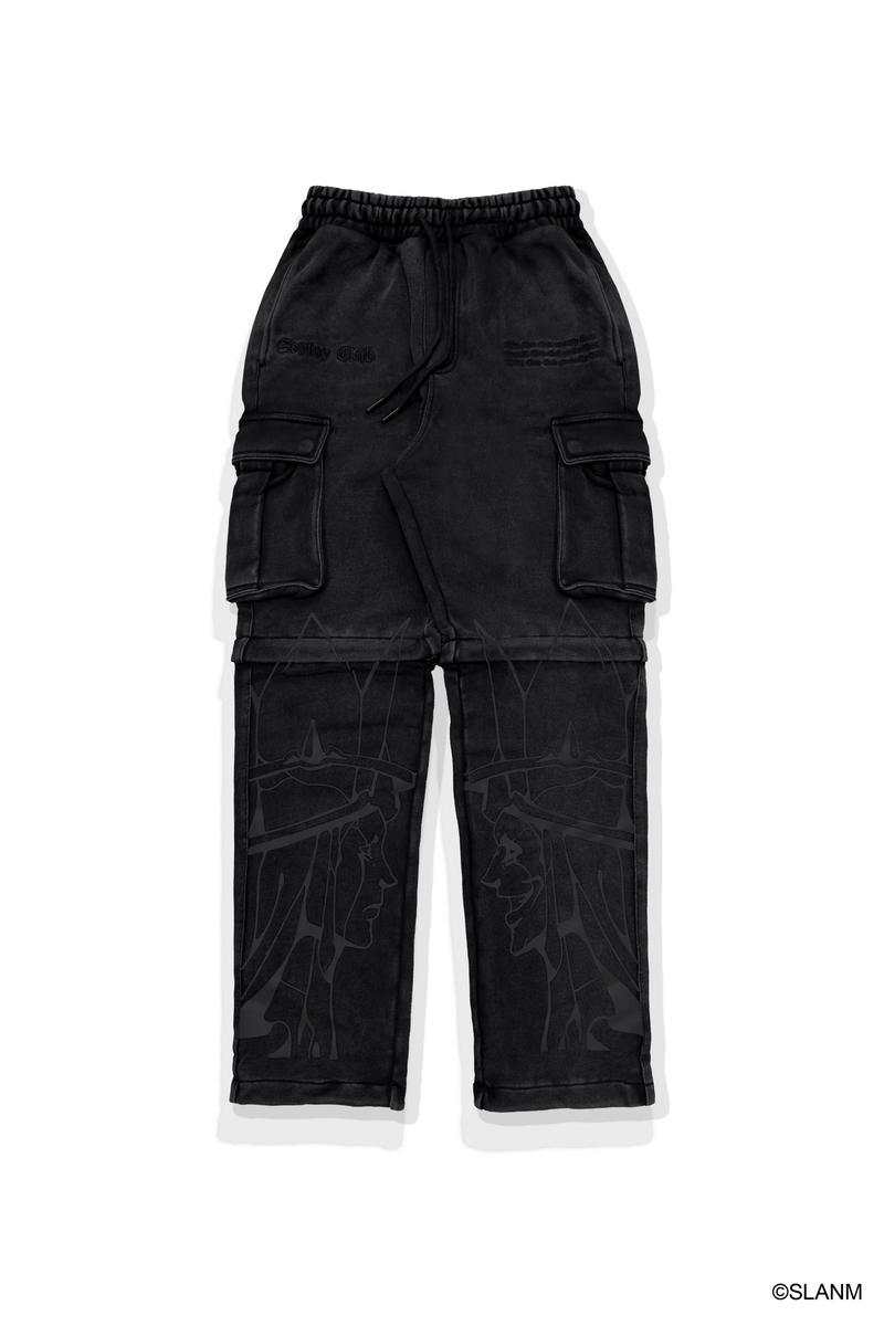 STATUE OF GOD ZIP TRACK PANTS