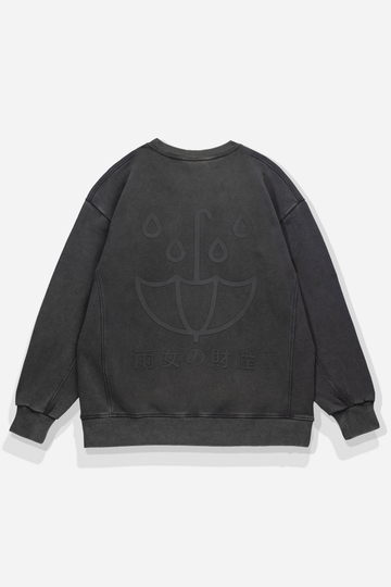 Rain Girl Crewneck - Acid Wash