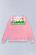 Back view of Bananya SOYTOY CLUB Seifuku sailor-style sweater. Sailor flap has Bananya scene on it.