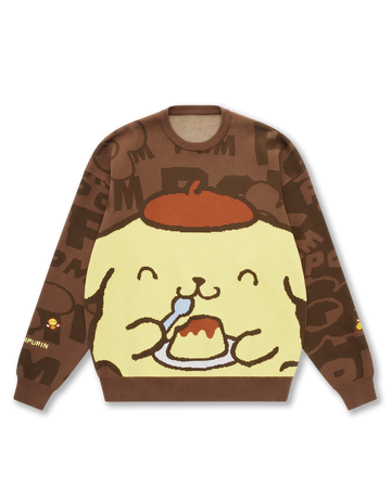 POMPOMPURIN JACQUARD KNIT