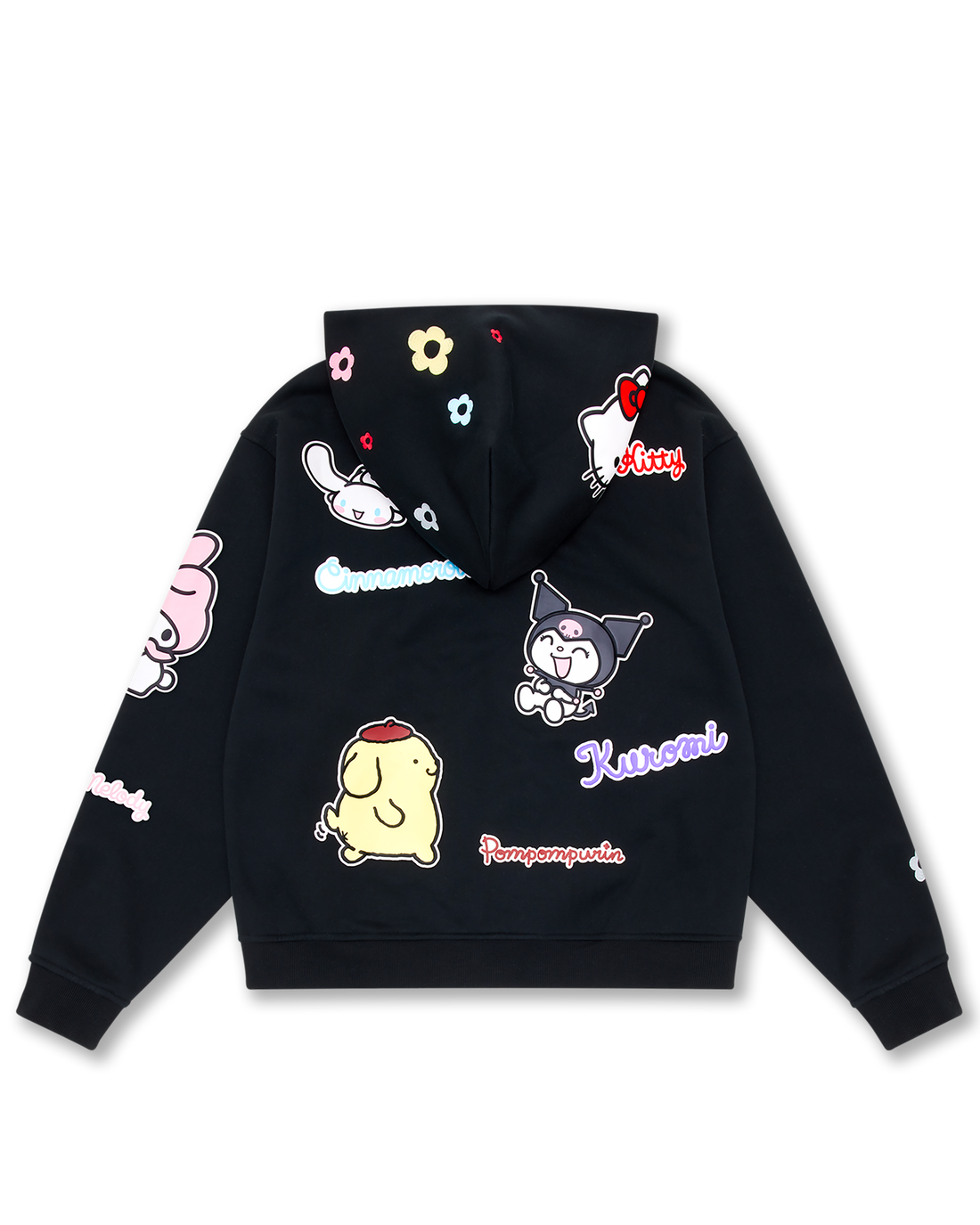 HELLO KITTY & FRIENDS STICKER HOODIE